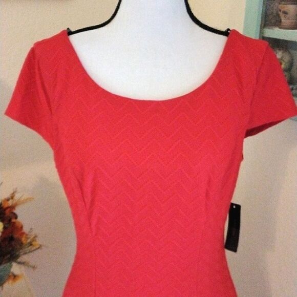 Bisou Bisou Chevron Knit Dress - Picture 2 of 10